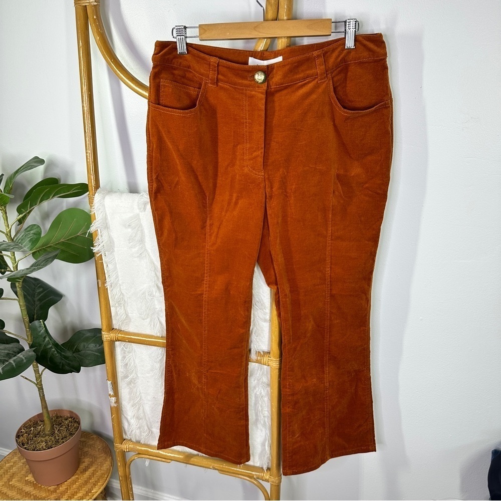 NWT Derek Lam 10 Crosby Rust Pants sz 12